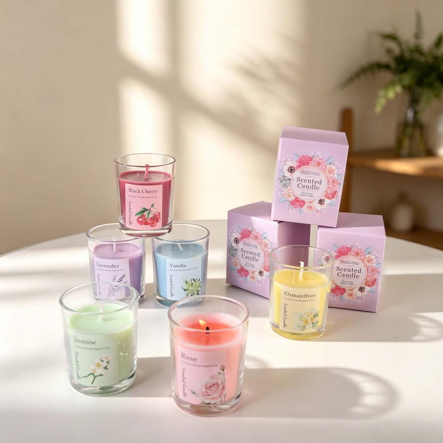 ชุดของขวัญเทียนหอมอโรมาเธอราพี - Home Fragrance Usa บทวิจารณ์และราคา